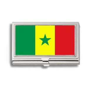  Senegal Senegalese Flag Business Card Holder Metal Case 