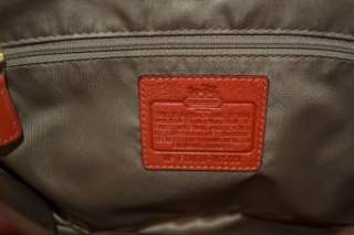 COACH NWT New 16503 Madison Leather Maggie Persimmon Orange Hobo Bag 
