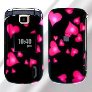 Premium   LG VX5600/Accolade Raining Hearts Cover   Faceplate   Case 