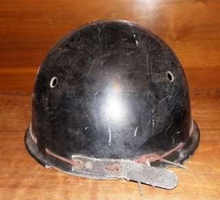 Vintage Coal Miners Mining Safety Hard Hat Cap Black Used Good Cond 