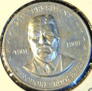  Roosevelt Commemorative Mr. President Shell Game Token   Coin  
