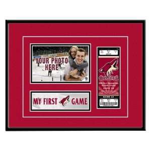  Phoenix Coyotes   My First Game Ticket Frame Sports 