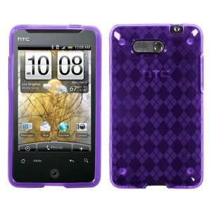    HTC: Aria , Purple Argyle Pane Candy Skin Cover: Everything Else