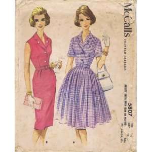   Pleated Skirt Shirtwaist Dress Size 14 Bust 34 Arts, Crafts & Sewing