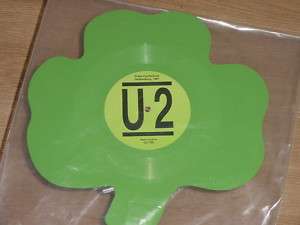 U2~GREEN 12SHAMROCK SHAPED VINYL~1987 GOTHENBURG~RARE  