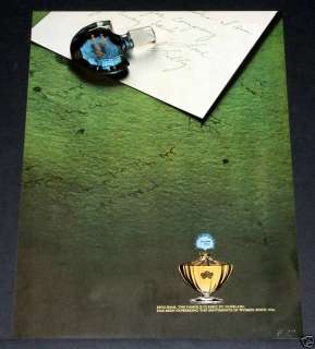 1964 OLD MAGAZINE PRINT AD, GUERLAIN SHALIMAR, CLASSIC PERFUME  