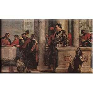   House of Levi [detail 1] 30x18 Streched Canvas Art by Veronese, Paolo