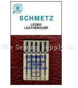 Pack Schmetz Size 12 Leather Sewing Machine Needles  