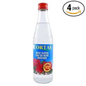 Cortas Rose Water, 10 Ounce Bottles: Grocery & Gourmet Food