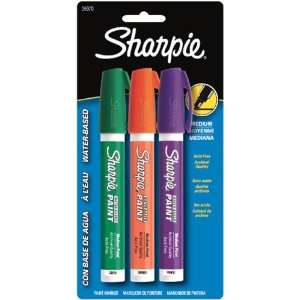  Sharpie Water Based Poster Paint Markers Medium Assorted 3 