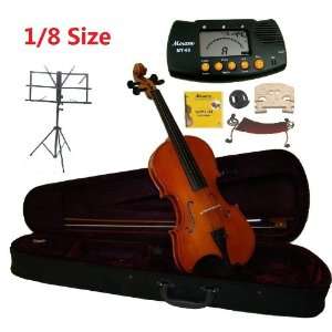 Merano 1/8 Size Violin with Case and Bow+Extra Set of String, Extra 