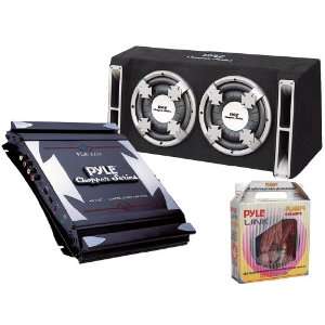 Pyle Great Amplifier/Subwoofer/Installation Package for Car/Truck/SUV 