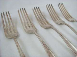 Vintage Flatware Silver Plate WMF 90 Pattern WMF10 Mixed 8pc Table 