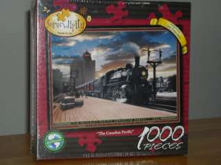 SERENDIPITY PUZZLE JIGSAW TRAIN LARRY GROSSMAN PRIORITY MAIL 1000 