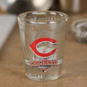 Cincinnati Reds 2oz. High Definition Design Shot Glass:  