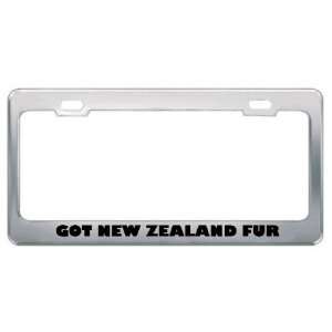  Got New Zealand Fur Seal? Animals Pets Metal License Plate 