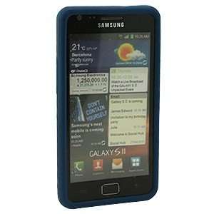   Blue Silicone Skin for Samsung Galaxy S II SGH i777: Everything Else