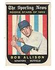 1959 TOPPS BOB ALLISON #116 WASHINGTON SENATORS (R)