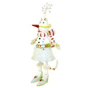   Snowlady Cat In Costume Mini Christmas Ornament #36621