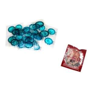  Aqua Colored Premium Latex Condoms Lubricated 108 condoms 