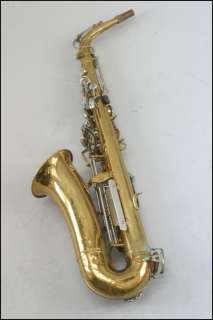 Selmer Bundy II Gold Lacquered Student Model Alto Saxophone w/Case 
