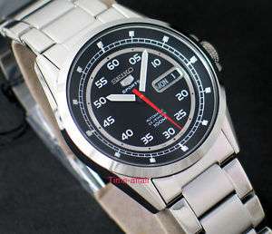 SEIKO AUTOMATIC SEAMASTER 100M BLK OYSTER WATCH SNZH23  