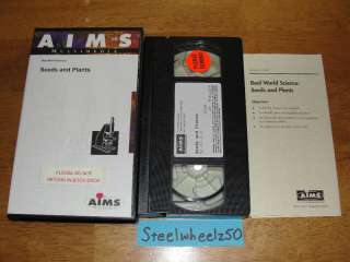 AIMS Multimedia Seeds And Plants VHS Real World Science  