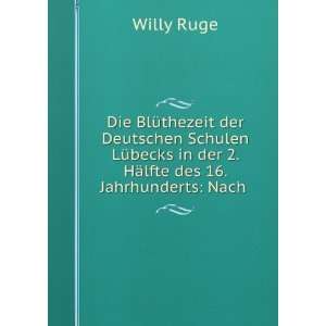   . (German Edition) Willy Ruge 9785877858879  Books