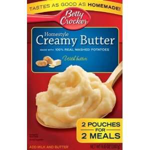 Betty Crocker Homestyle Creamy Butter Mashed Potatoes   8 Pack  