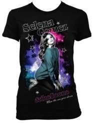 Selena Gomez   When The Sun Goes Down Juniors Tissue T Shirt In Black