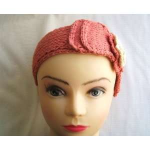  Pale Pink Crochet Headband Beauty