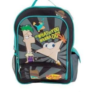  Phineas and Ferb   Agent Hero   Large 16 Backpack Toys 