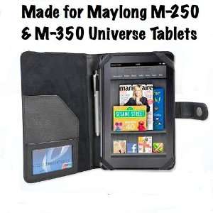  Maylong M 250 or M 350 7 Universal Tablet Black Leather 