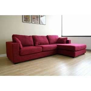    8A) 2pc set Sectional Interiors Furniture Stocked Fabric Sectionals