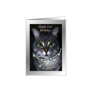  31st Happy Birthday ~ Spaz the Cat Card Toys & Games
