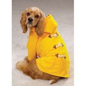 LARGE   YELLOW   Classic Seamans Duffle Coat for Dogs  
