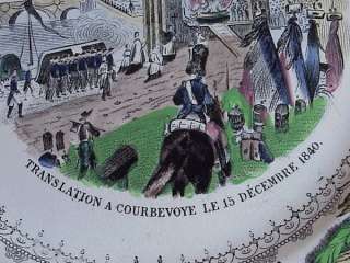 Pair Antique French CREIL ET MONEREAU Napoleon Transferware 