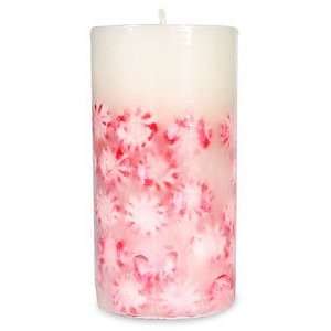  Ceres Peppermint Theme Peppermint Pillar Candle 3 x 6 