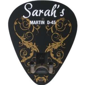    Personalized Guitar Hanger Scroll Design: Musical Instruments