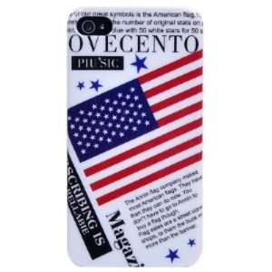   US American Flag Skin Cover Hard Case for iPhone 4 4S 