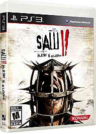 NEW Saw 2 II Flesh & and Blood (Playstation 3, 2010) 083717202011 