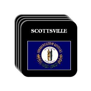  US State Flag   SCOTTSVILLE, Kentucky (KY) Set of 4 Mini 
