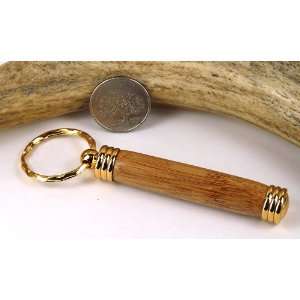  Bamboo Toothpick Holder With a Gold Finish Office 