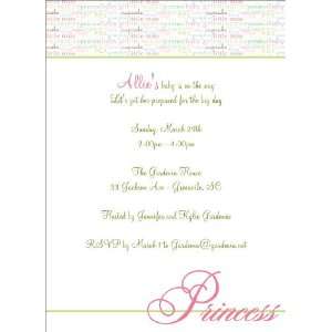  Sweet Princess Baby Shower   100 Cards Health & Personal 