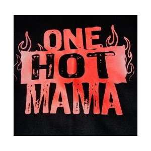   Apron with attitude sale One Hot Mama funny blk apron