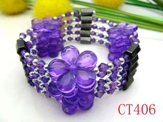 Vogue Beads Magnetic Hematite Bracelet/Necklace CT406  