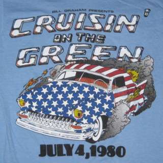 Vtg DAY ON THE GREEN 1980 TOUR T SHIRT BLUE OYSTER CULT  