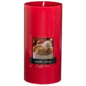  3 X 6 Round Scented Pillar, APPLE CRSP COLUMN CANDLE