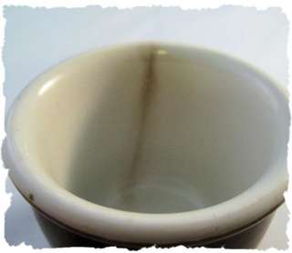 Vintage Hall China Brown & White Custard Bowl 851 1/2  