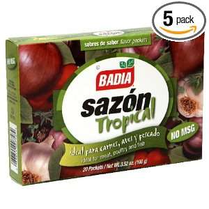 Badia Sazon Tropical with Cilantro, 3.52 Ounce (Pack of 5)  